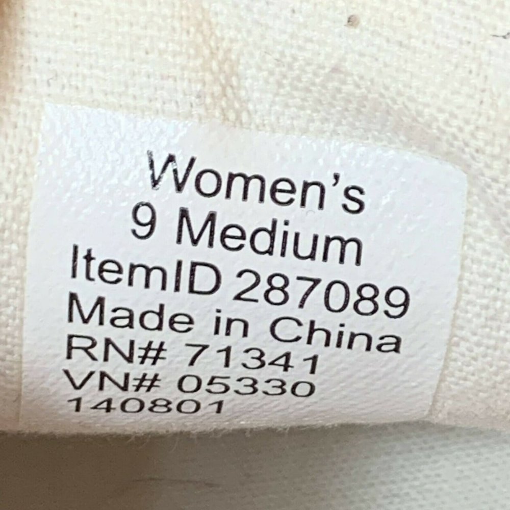 LL Bean Canvas Deck Boat Shoe Loafers Item ID 287089 Red Womens Size 9 - Picture 8 of 8